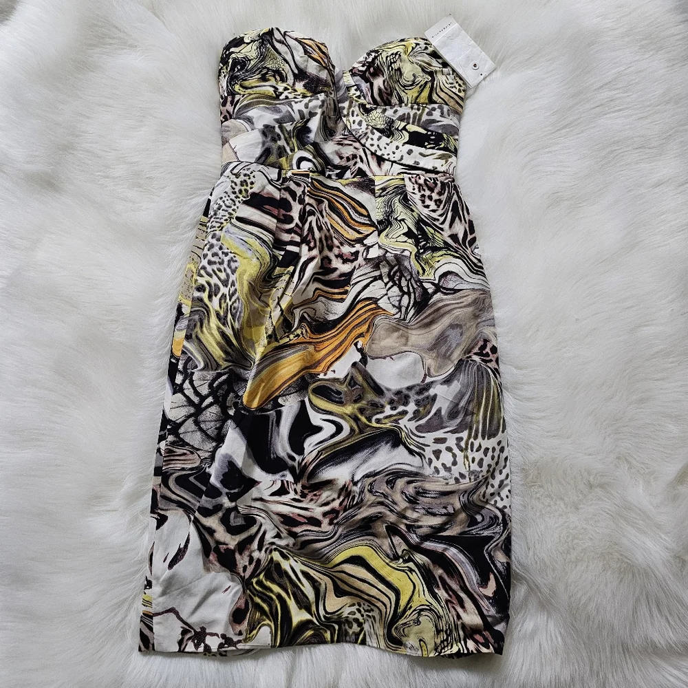 Leifsdottir strapless pencil below knee fancy dress size 0 - Picture 3 of 10